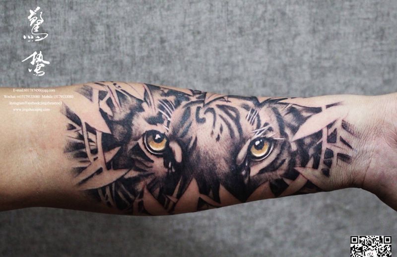 老虎纹身图片
