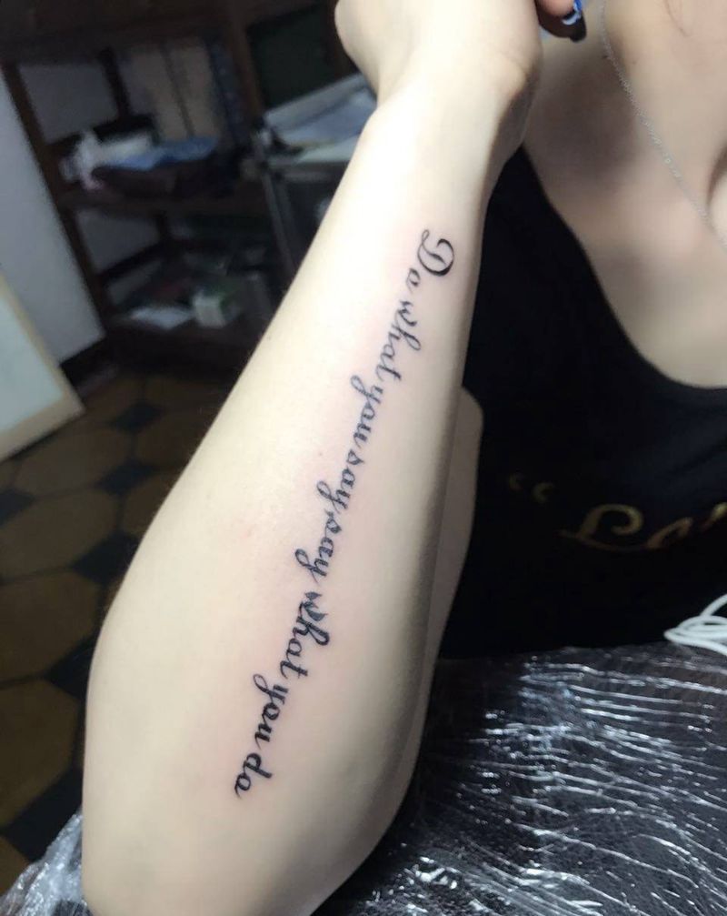 字体设计纹身图片