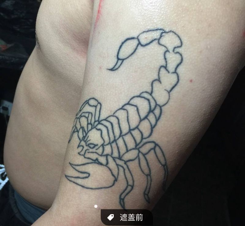 猴子遮盖纹身图片_成品手臂传统纹身图案