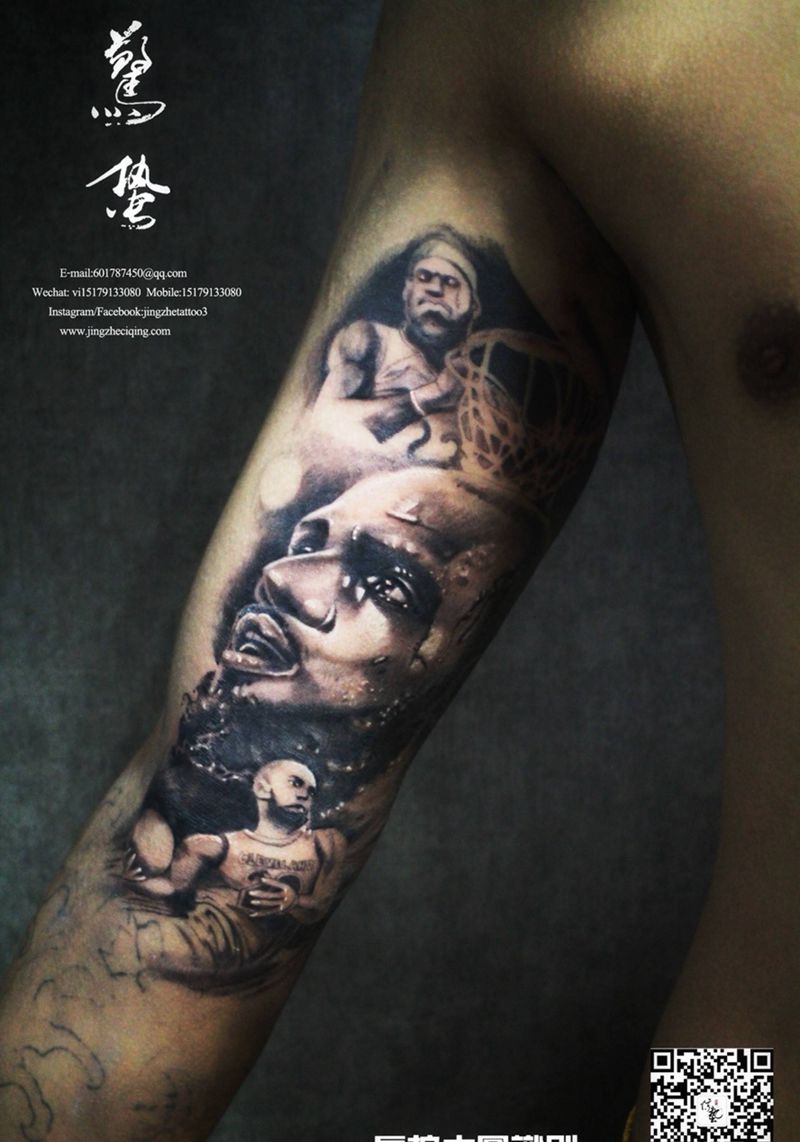 詹姆斯纹身图片