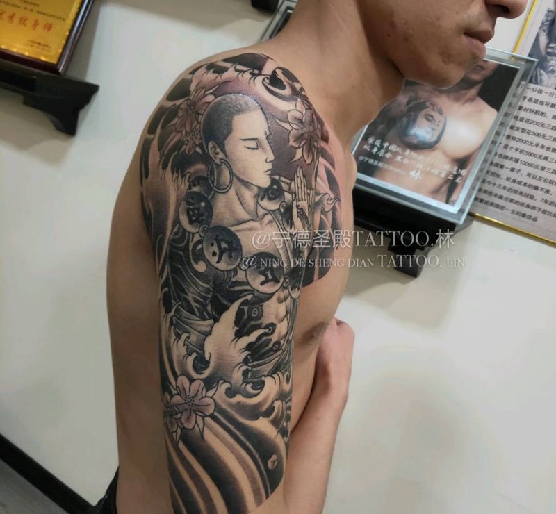 顺纹身图片_手臂纹身图案