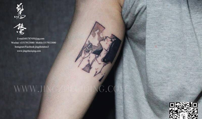 感觉纹身图片