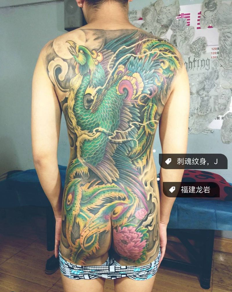 凤凰纹身图片
