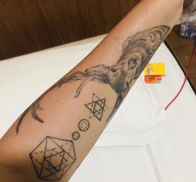 恢复好的纹身图片