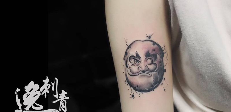 达摩蛋纹身图片