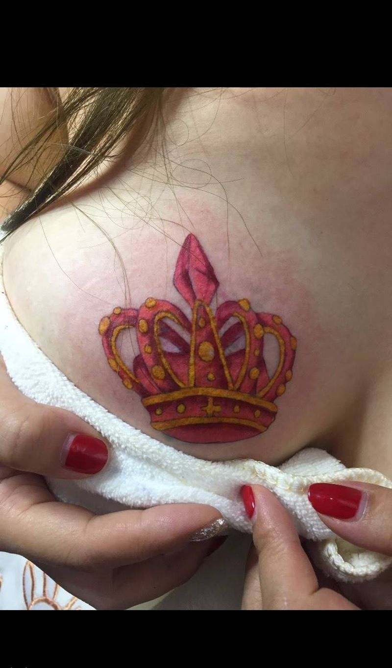 皇冠纹身图片
