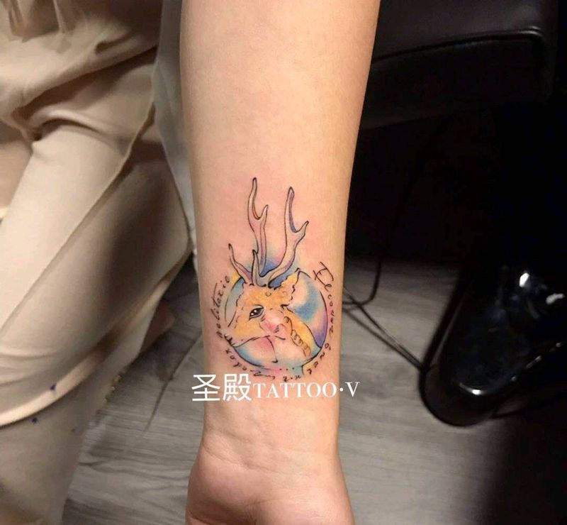 盖疤小鹿 威师傅纹身图片