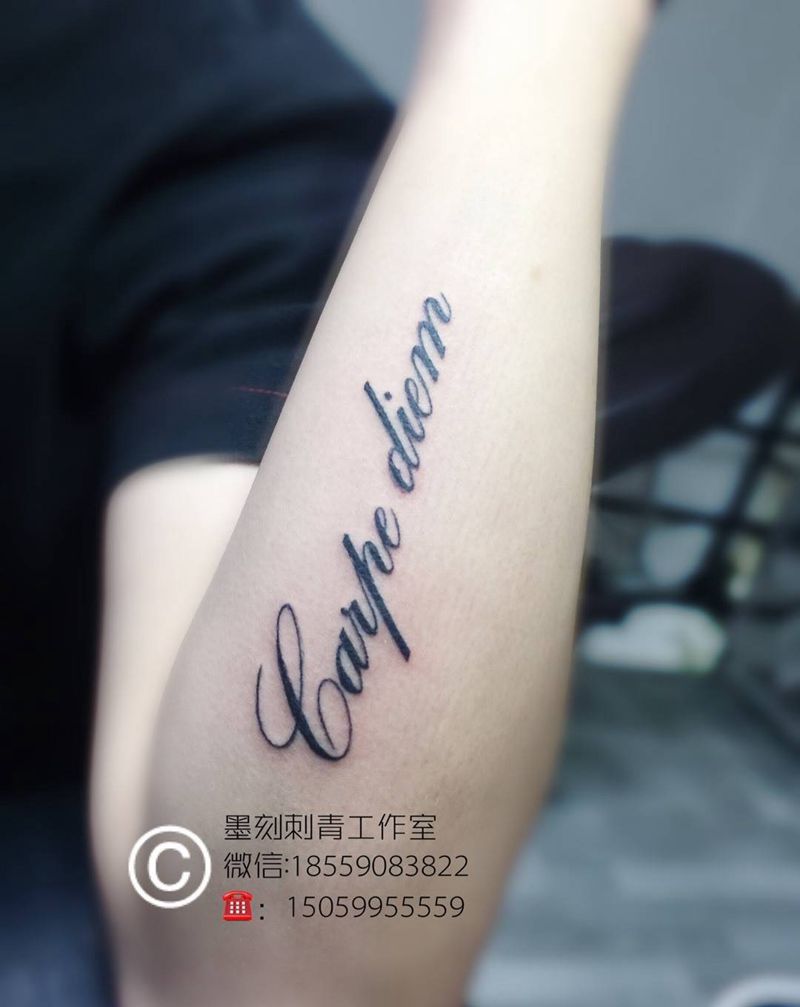 文字英文字母纹身图片_手臂欧美字母纹身图案