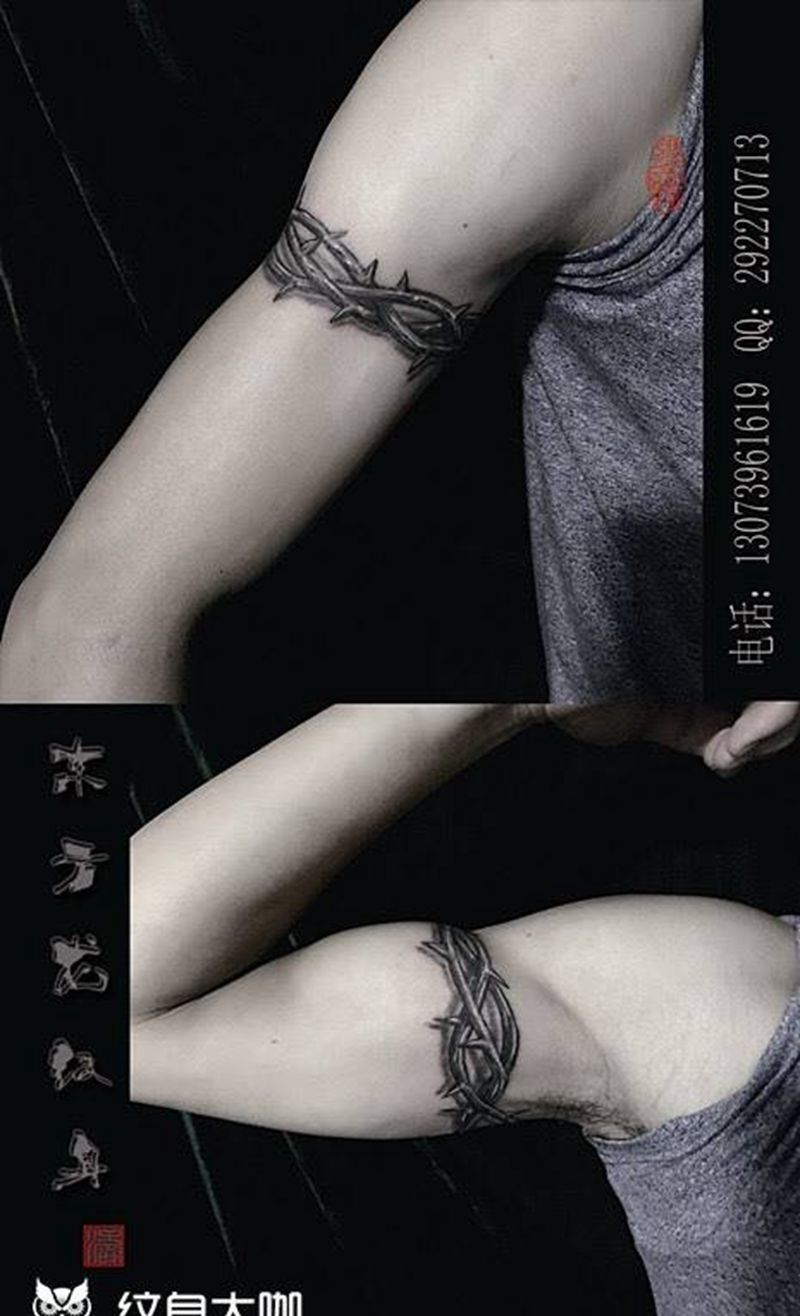 荆棘纹身纹身图片_成品原创手臂东方龙宁德福建纹身图案