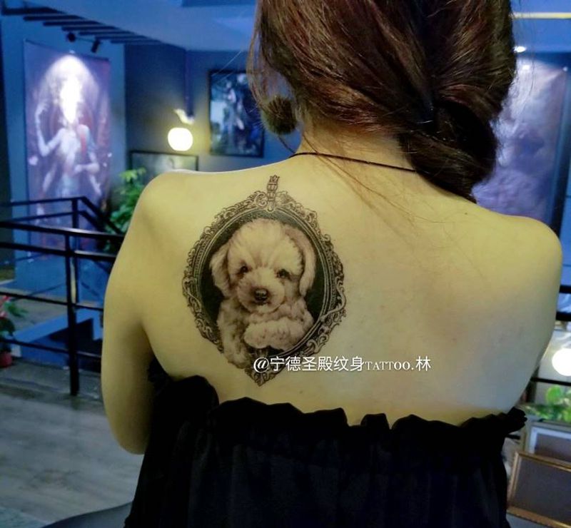 可爱的小狗狗纹身图片