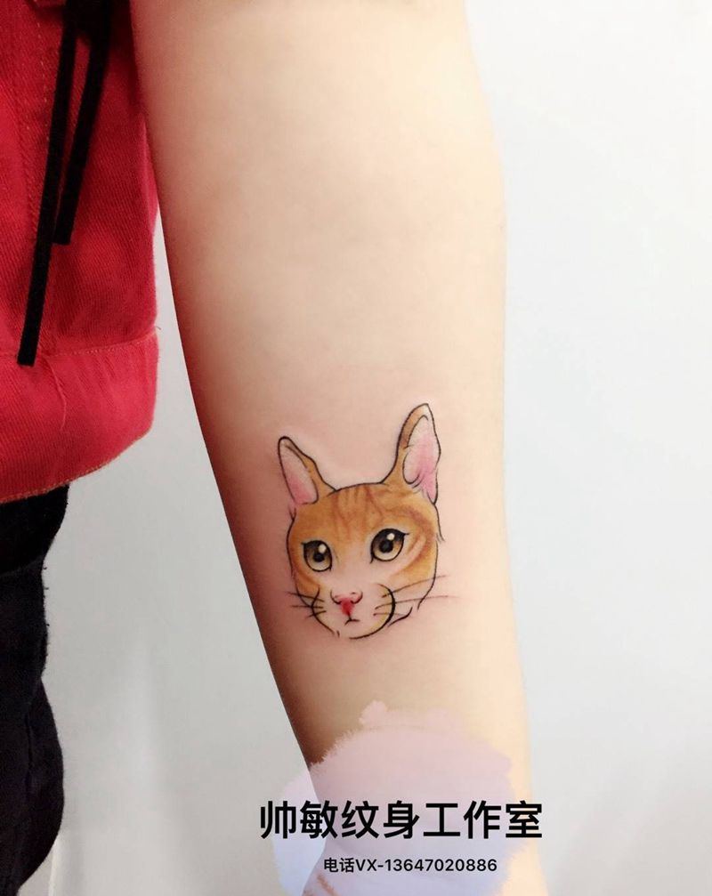 猫纹身图片_帅敏TATTOO纹身图案