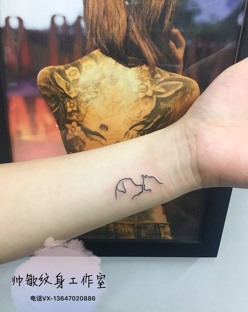 狗纹身图片