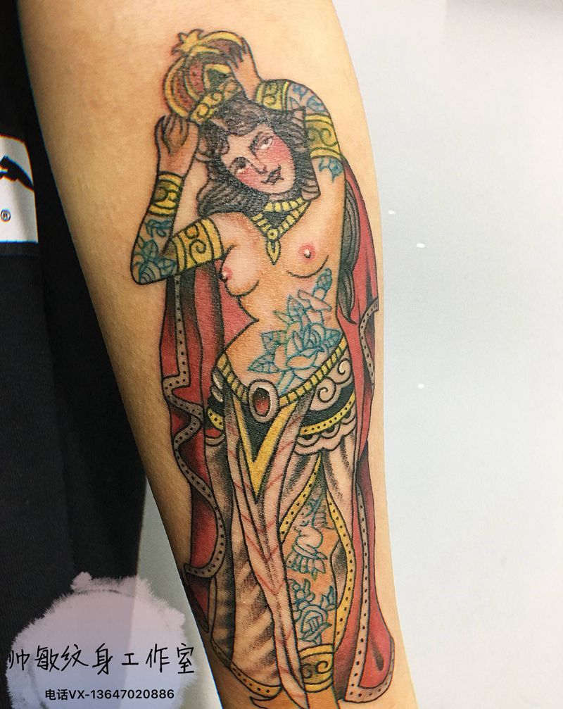 女纹身图片_手臂纹身图案