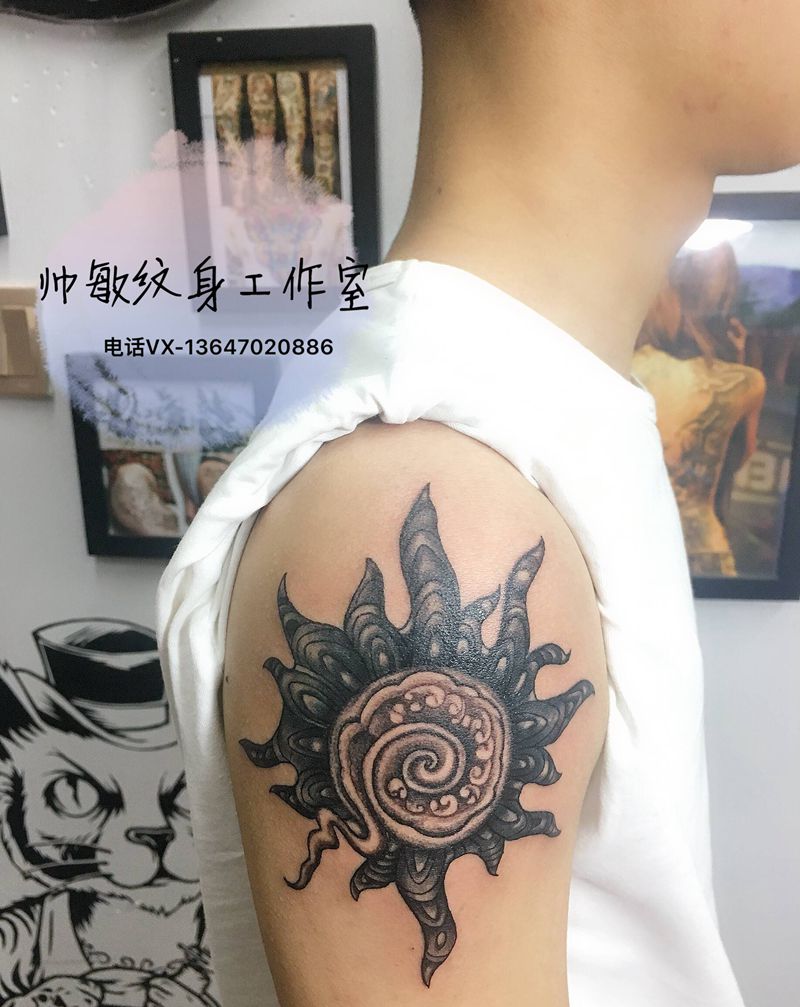 日纹身图片_手臂纹身图案