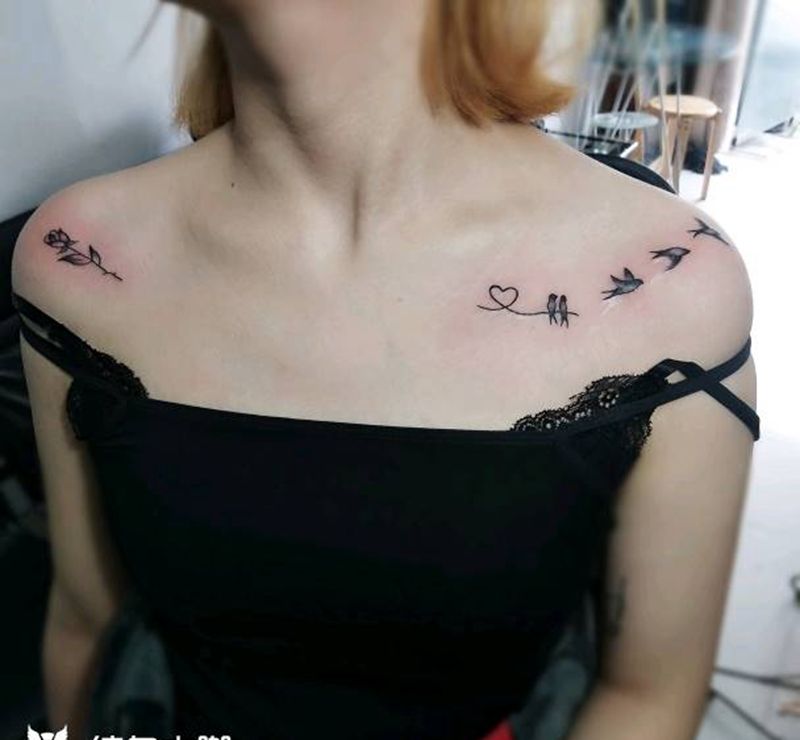 小清新纹身图片