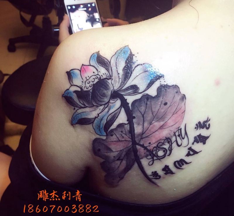 无题纹身图片_成品腿部手臂肩部传统欧美清新动物植物纹身图案