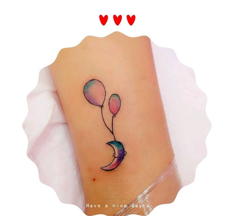 小清新纹身图片_手部纹身图案