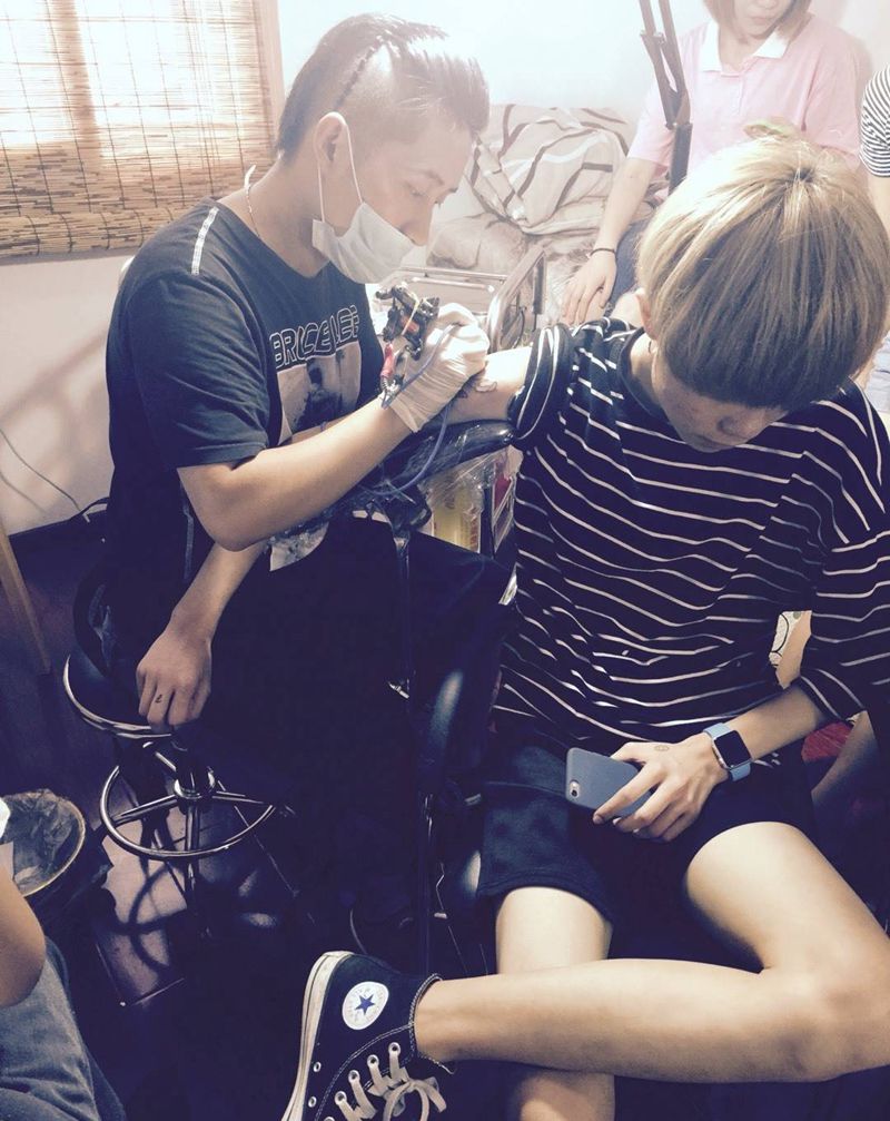 帅敏师傅纹身图片_成品纹身图案