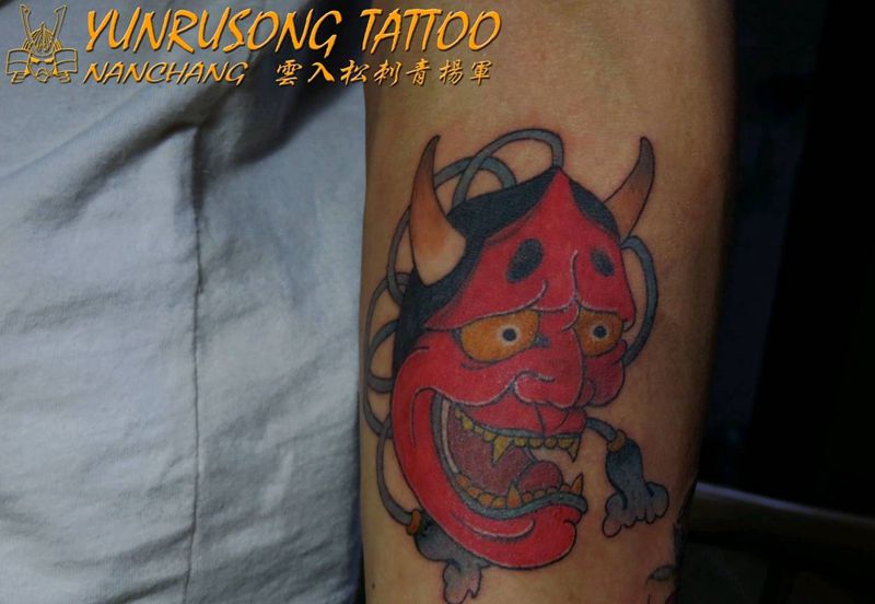 日式小图拼接纹身图片