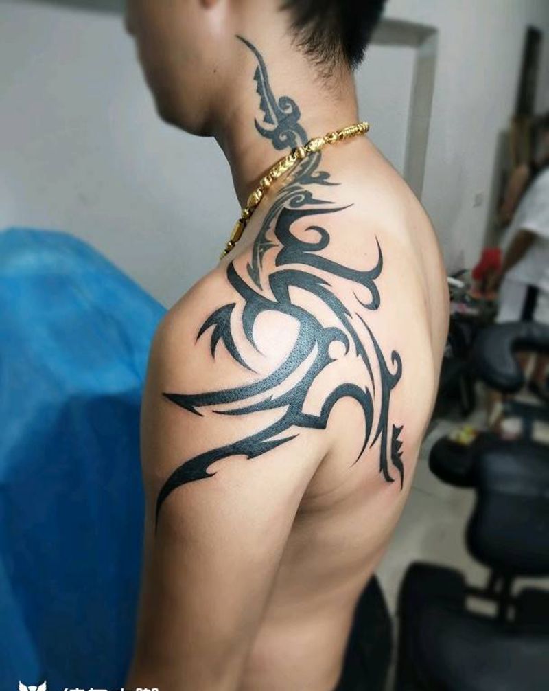 图腾添加纹身图片