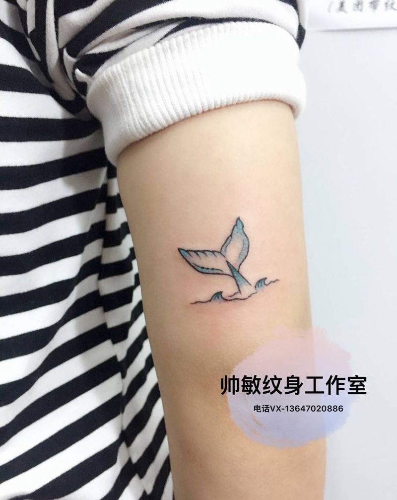 鲸纹身图片_帅敏TATTOO纹身图案