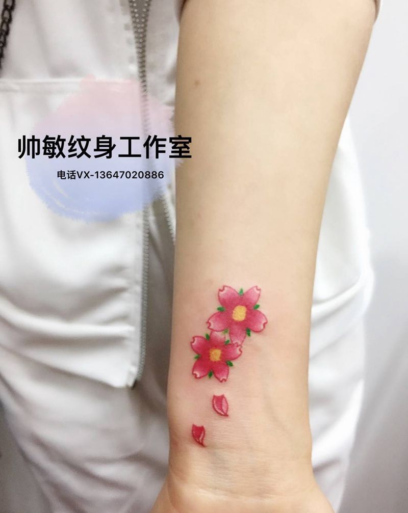 花纹身图片_帅敏TATTOO纹身图案