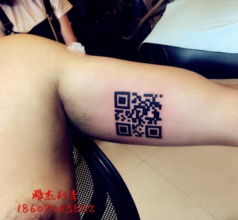 参考纹身图片_成品颈部肩部腿部脚部手臂传统清新习俗静物纹身图案