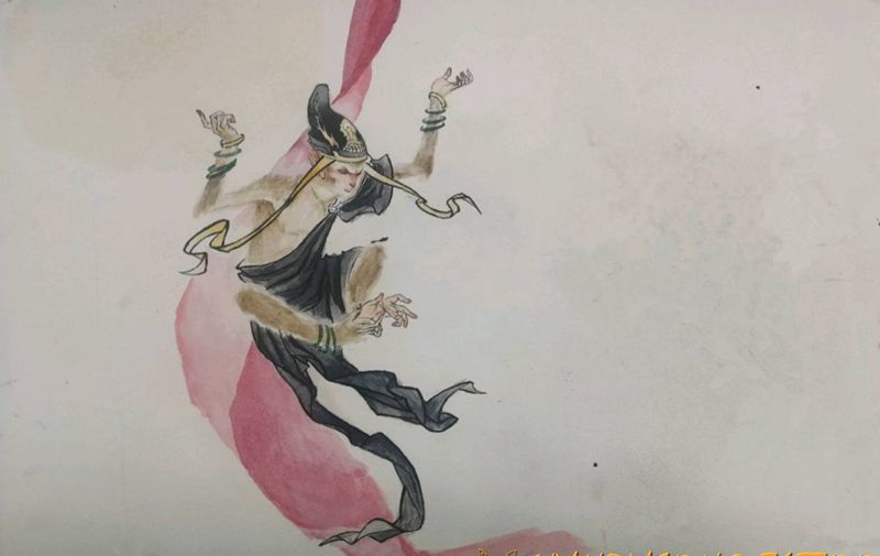 中国风手稿纹身图片