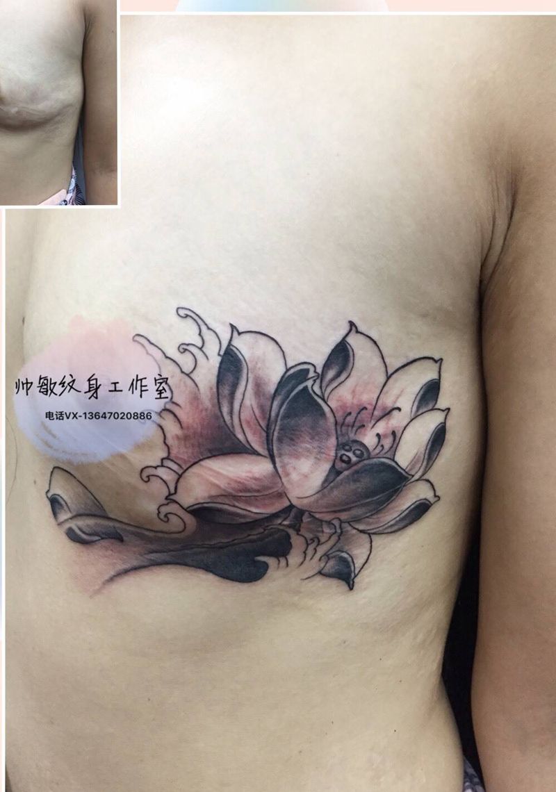 遮盖伤疤纹身图片