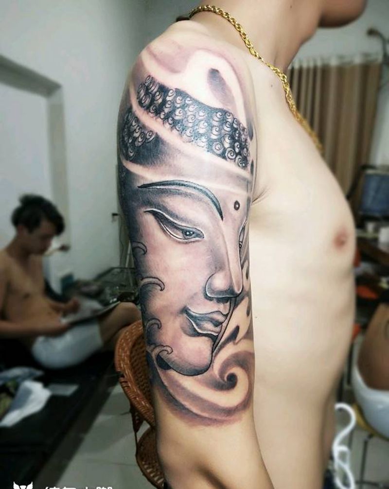 佛纹身图片