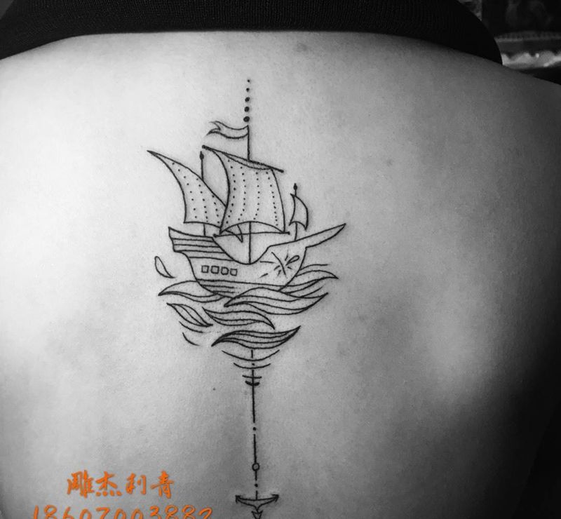 小清新纹身图片_手臂腰部背部成品手部脚部清新字符几何贴纸纹身图案