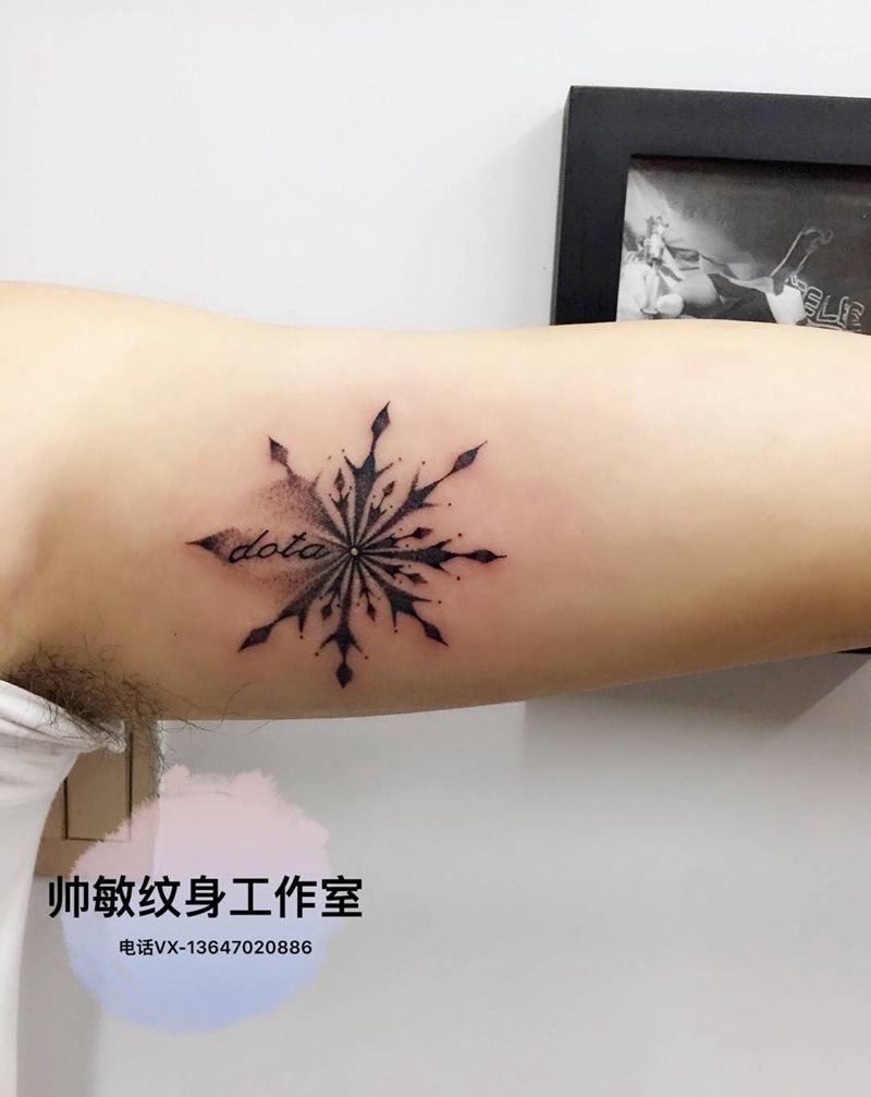 卐卐卐纹身图片_帅敏TATTOO几何传统手臂手稿纹身图案
