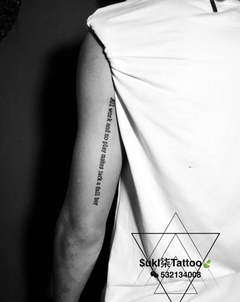 小清新英文纹身图片