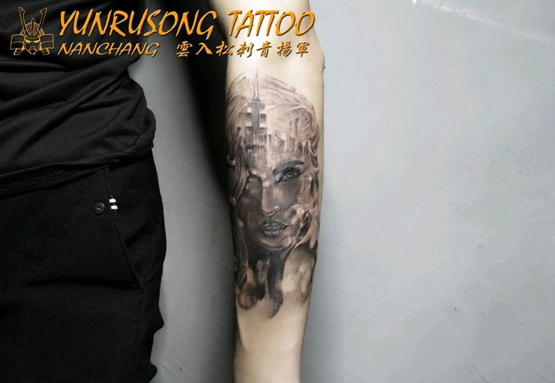 欧美人物纹身图片