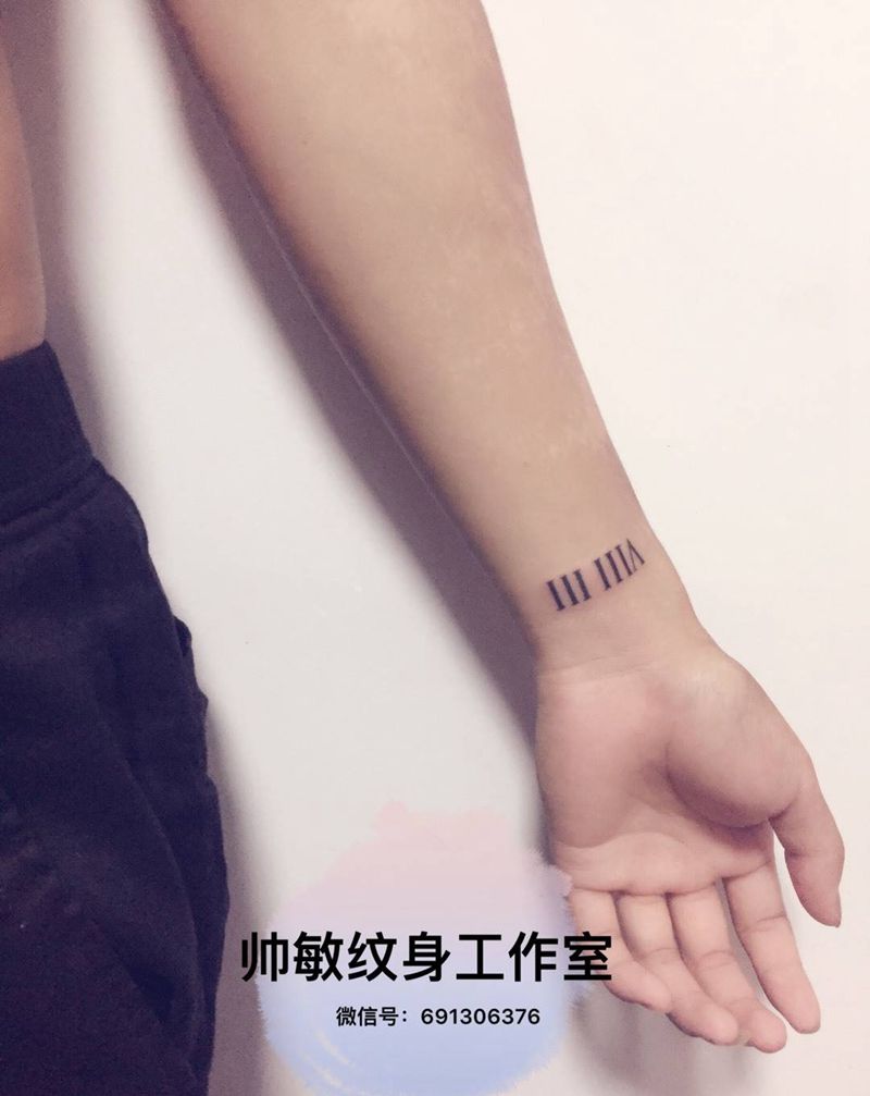 情侣款纹身图片_手部清新情侣字符帅敏TATTOO纹身图案