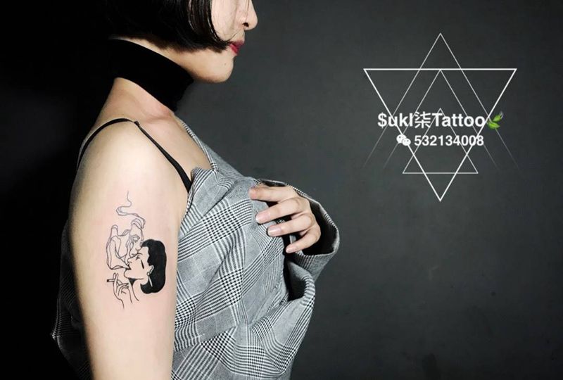 小清新纹身图片