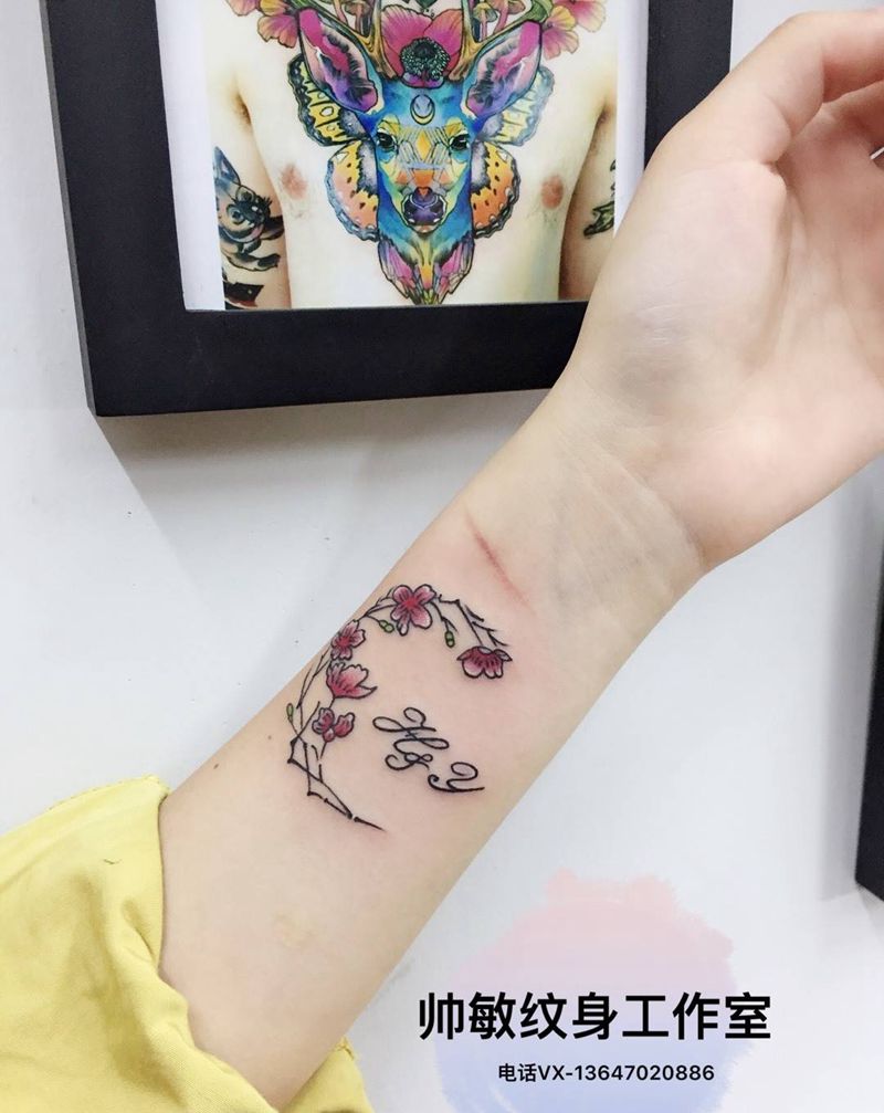 花纹身图片_帅敏TATTOO纹身图案