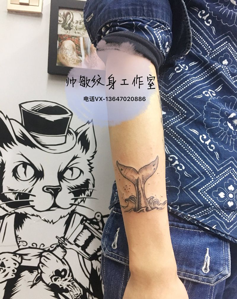鲸纹身图片