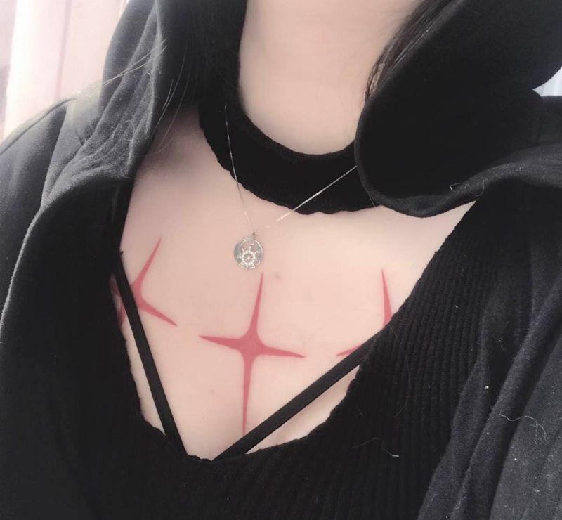 胸前✨纹身图片