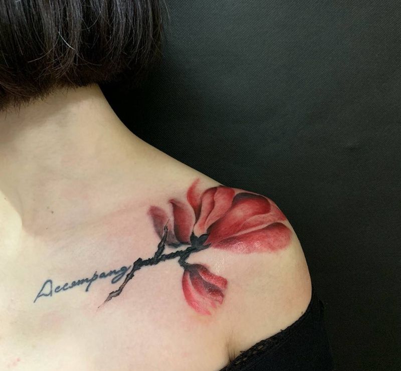 遮盖不开心纹身图片