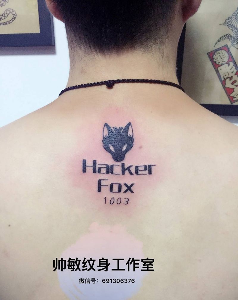 卍纹身图片_帅敏TATTOO动物字符肖像背部插画纹身图案