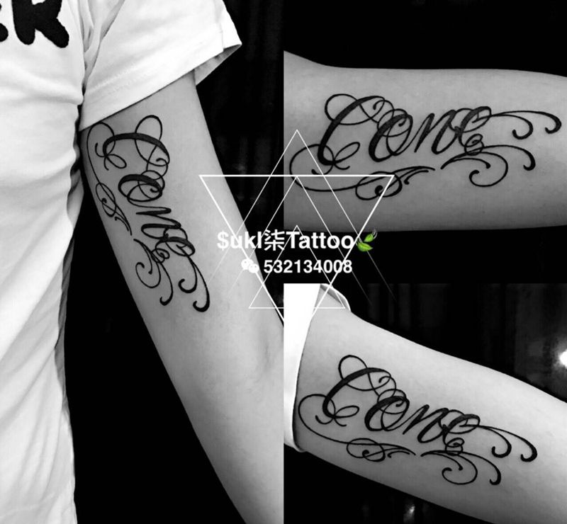 chicano花体纹身图片