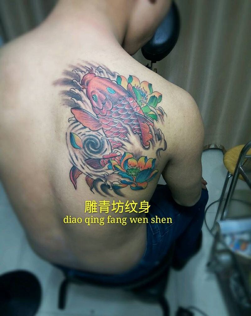 锦鲤纹身图片