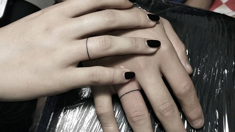 情侣款纹身图片