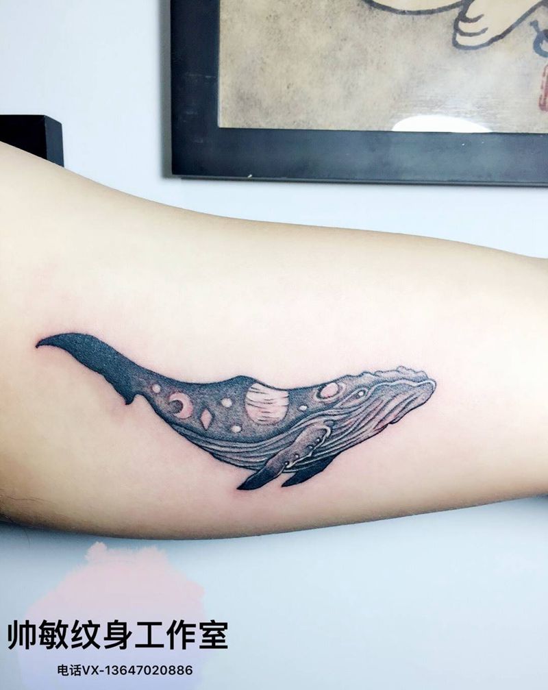 卐纹身图片_帅敏TATTOO动物传统手臂插画纹身图案