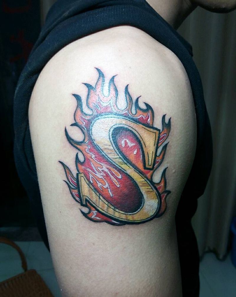 热火健身logo纹身图片