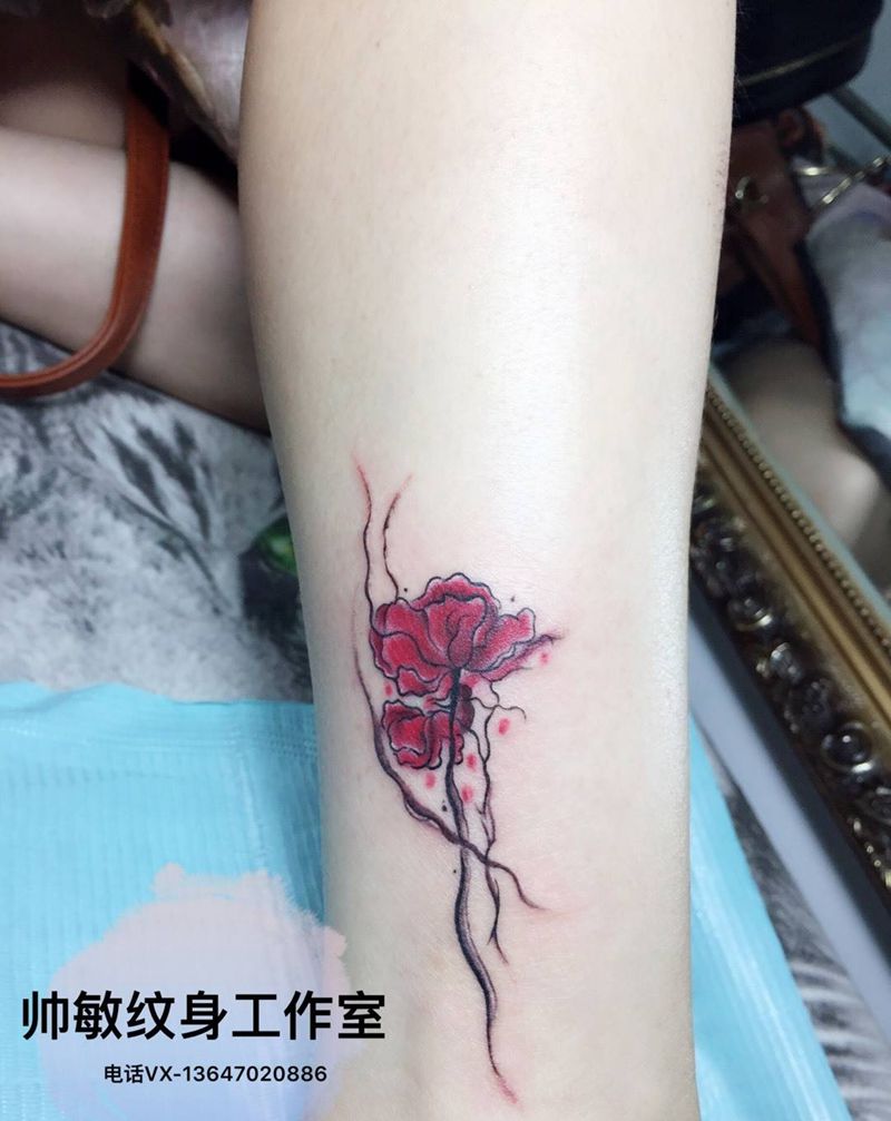 花纹身图片_帅敏TATTOO纹身图案