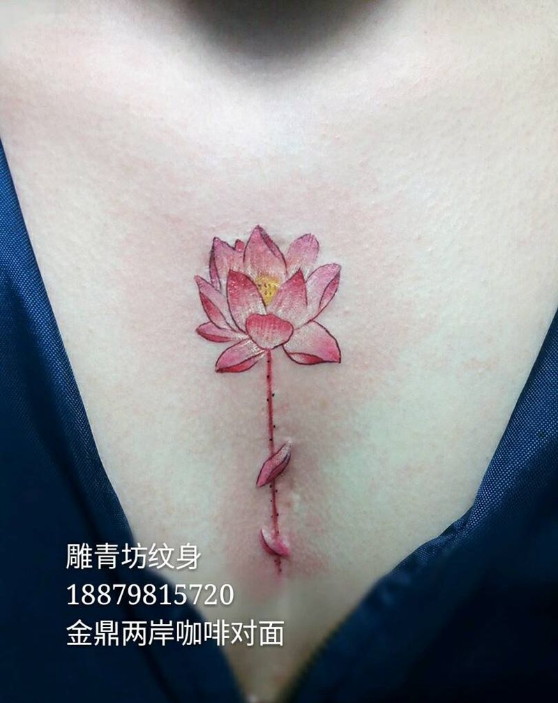 遮盖疤痕纹身图片