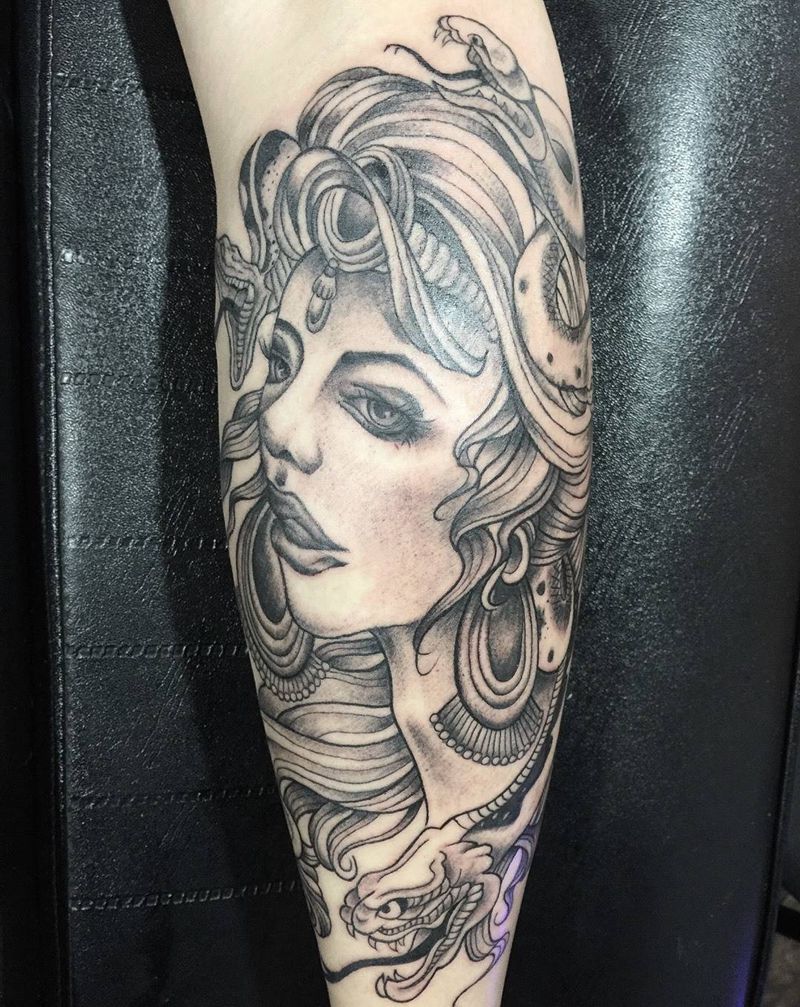 美杜莎纹身图片