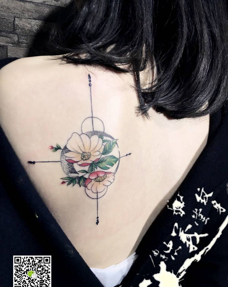 点刺花纹身图片